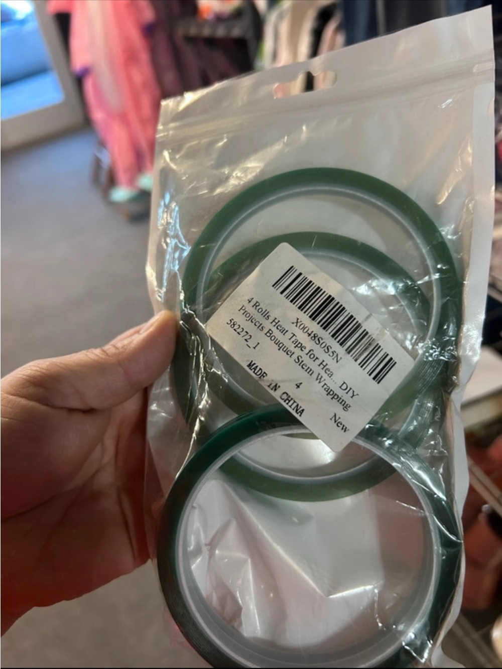 Floral Stem Tape Rolls - Green - Unbranded
